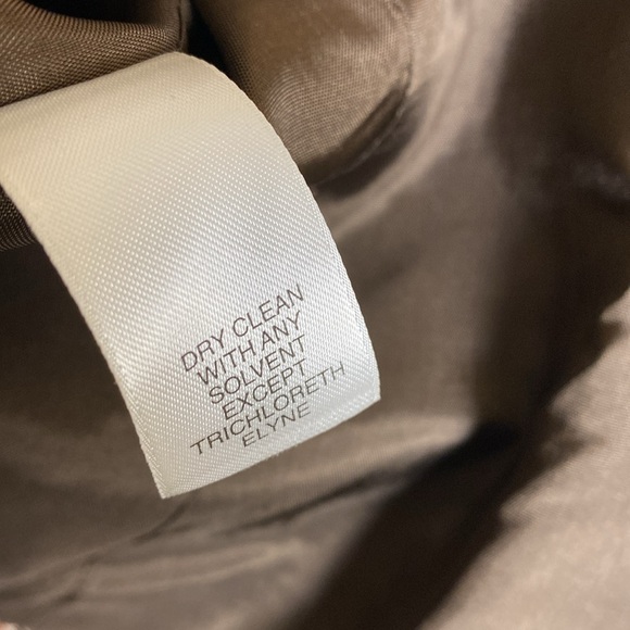 🔷Nine West Paisley Silk Blend Brocade Brown Blazer Short Size XL - Picture 8 of 8